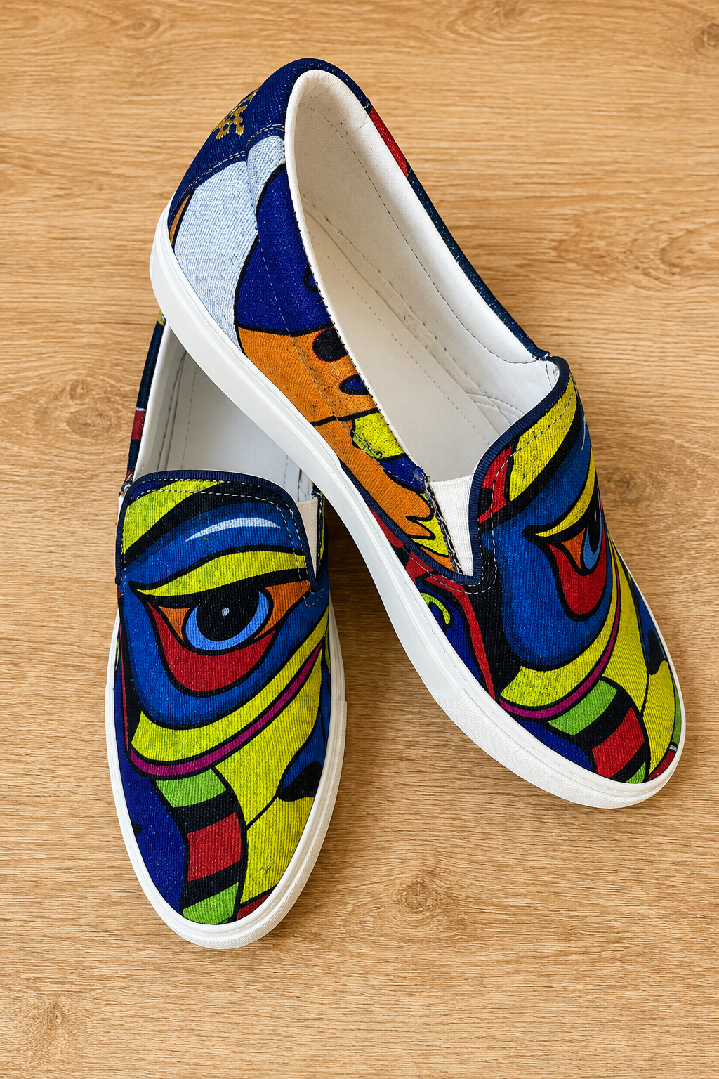 Color Flow — Afro Denim Kicks