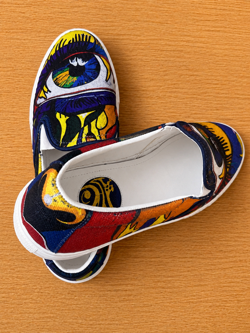 Afro Tear—Afro Denim Kicks
