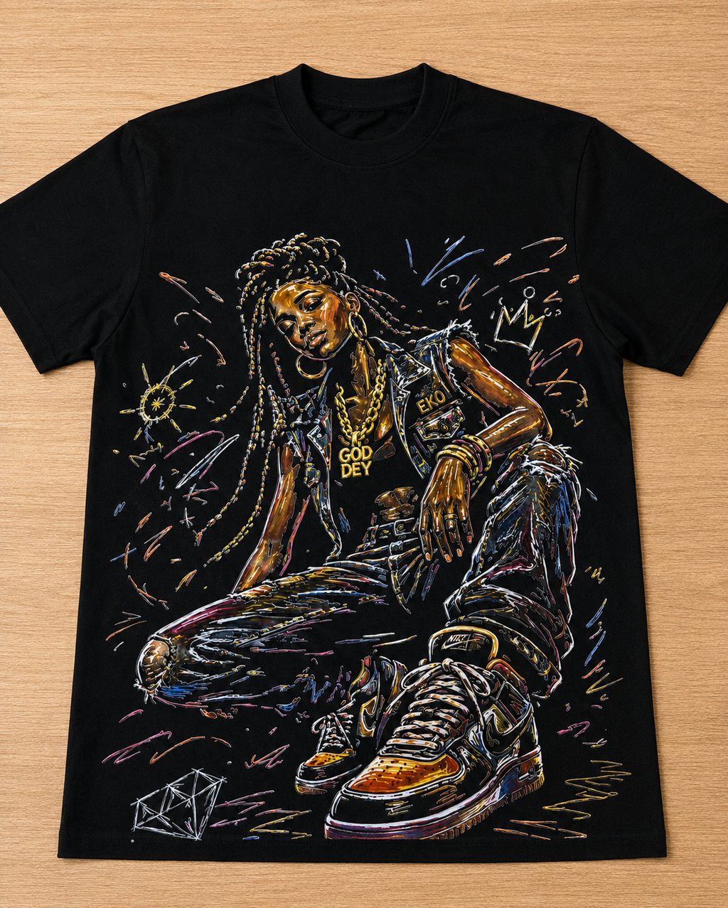 Afro Funk Girl T-Shirt