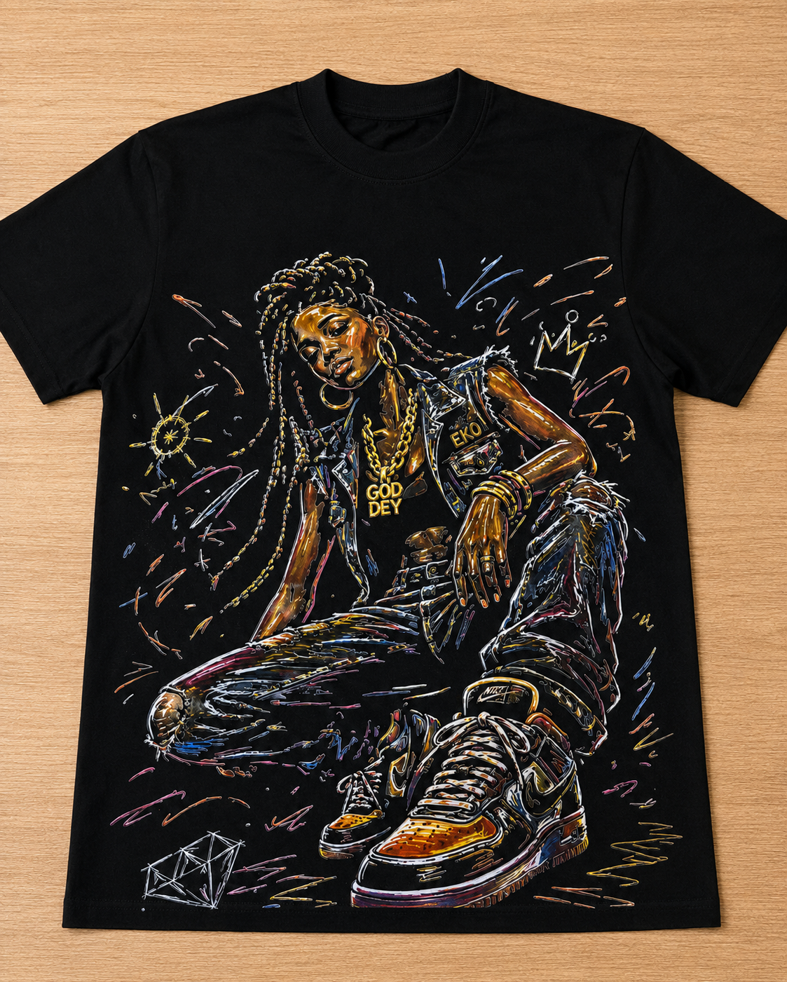 Afro Funk Girl T-Shirt
