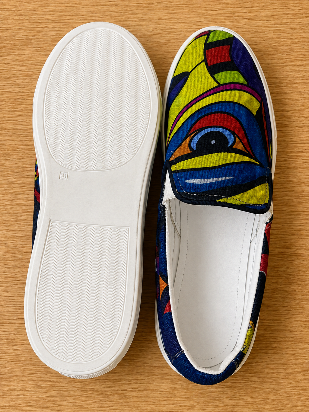 Color Flow — Afro Denim Kicks