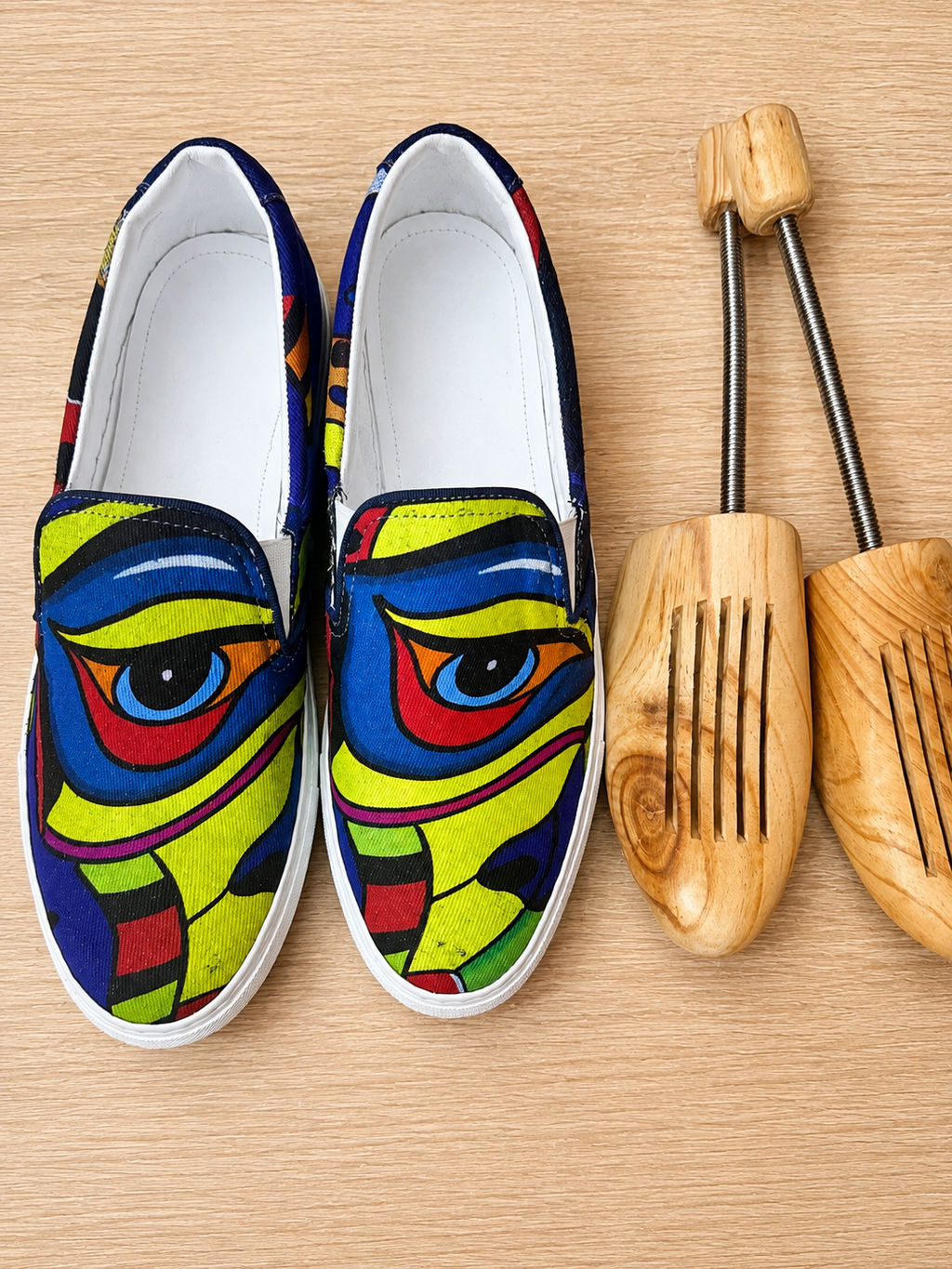 Color Flow — Afro Denim Kicks