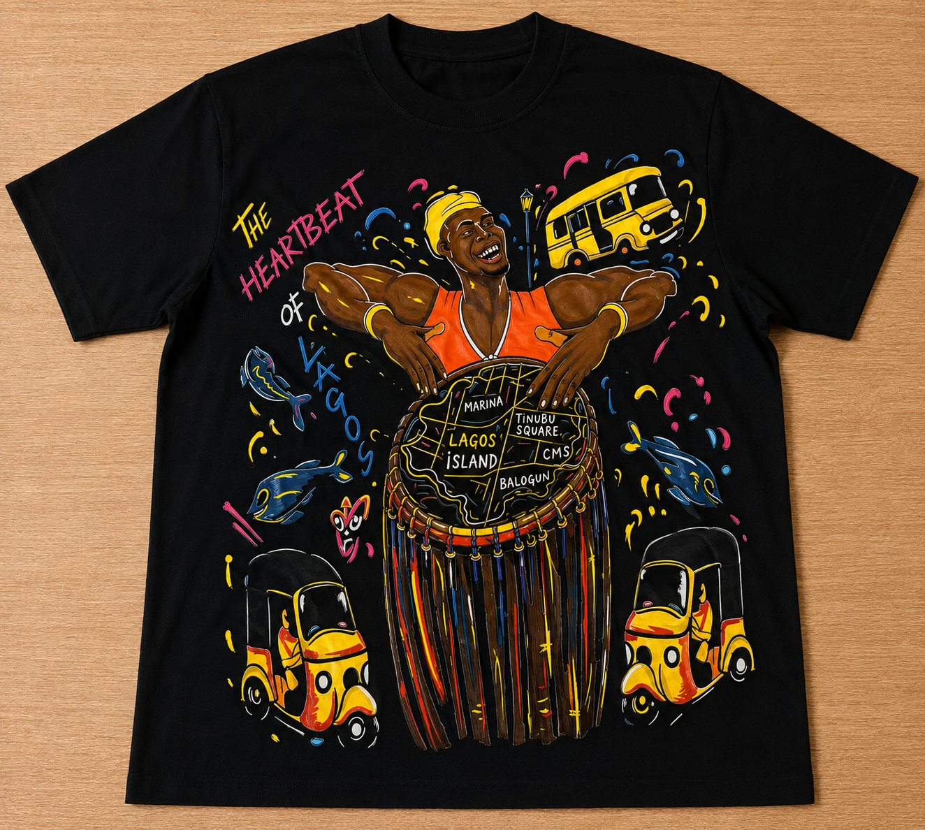 The Heartbeat of Lagos T-Shirt