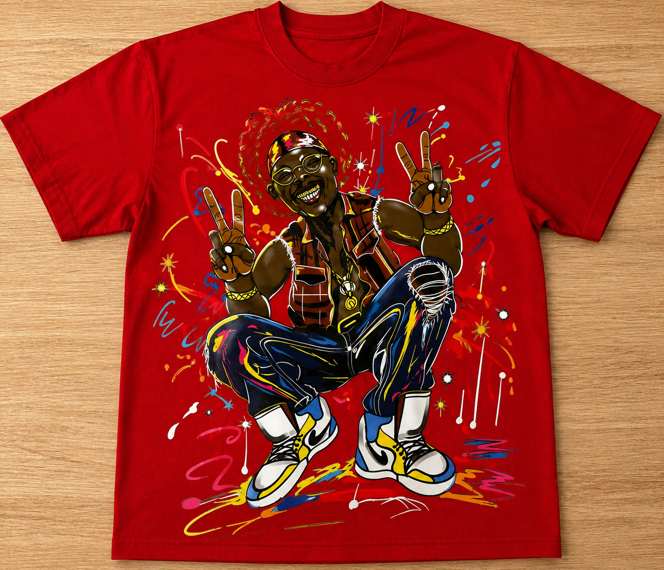 Afro Funky Guy T-Shirt
