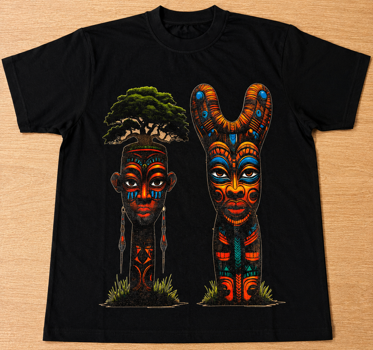 Tree African Totem T-Shirt