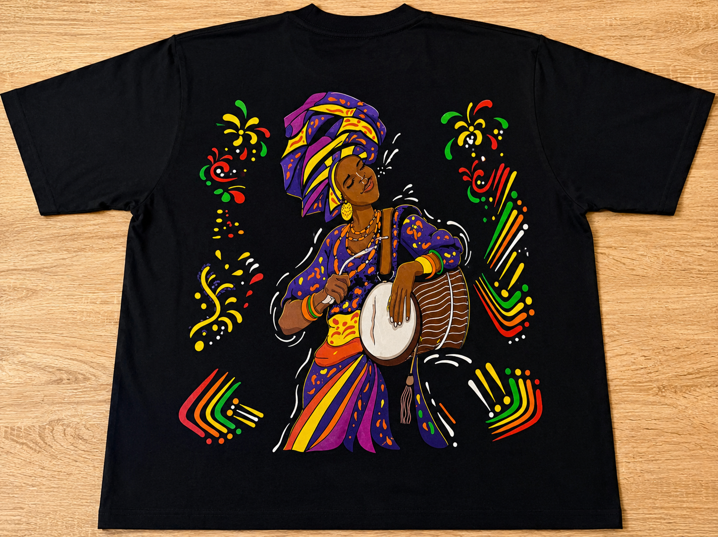 Talking Drum Woman T-Shirt